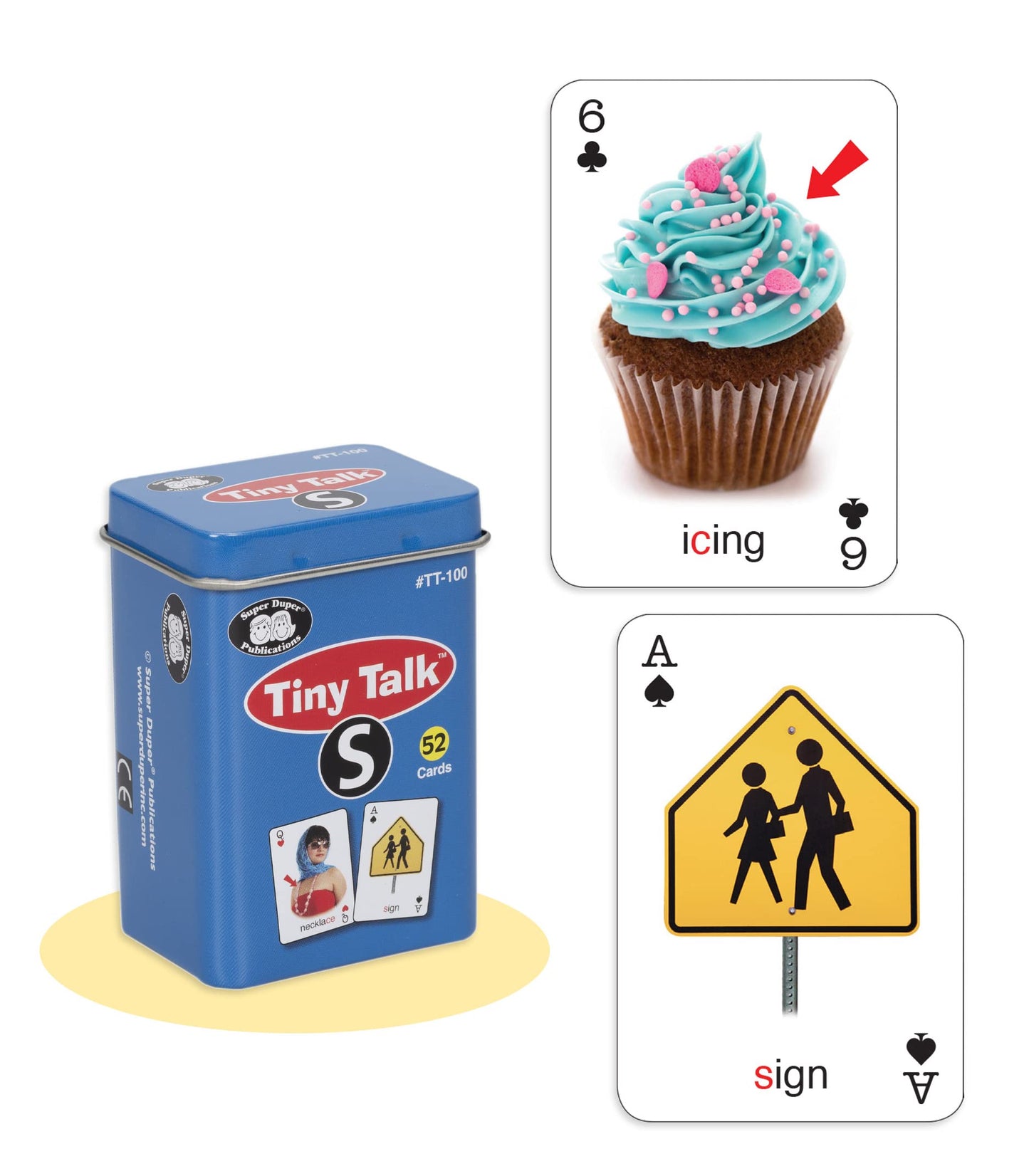 Super Duper Publications | Tiny Talk Articulation and Language Photo Flash Cards: Set 1 (10 Card Decks) | Educational Resource for Children