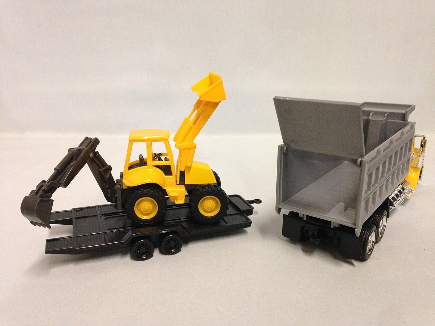 1:43 Scale International Lonestar Dump Truck W/ Wheel Loader