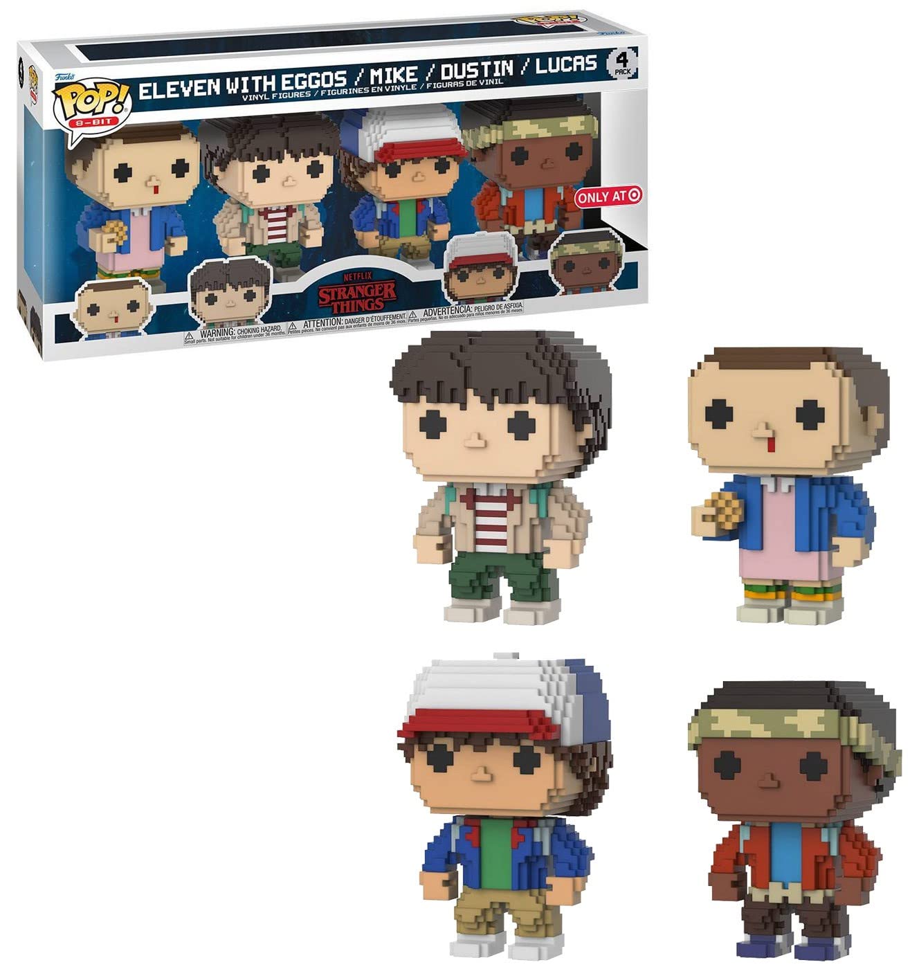 Funko Pop 4Pack Eleven/Mike/Dustin/Lucas Stranger Things