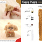WeVeel Cozy Craftworks Chenille Stem Animal Craft Kit for Adults - Create 4 Adorable Animals (Kitty, Puppy, Bird & Owl) - Relaxing DIY Arts & Crafts