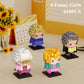 Golden Lady Building Blocks Set, 4 Figures of The Single Women, Petrillo, Nylund, Zbornak and Devereaux, Stable Lovely Toy is Symbol of Girls