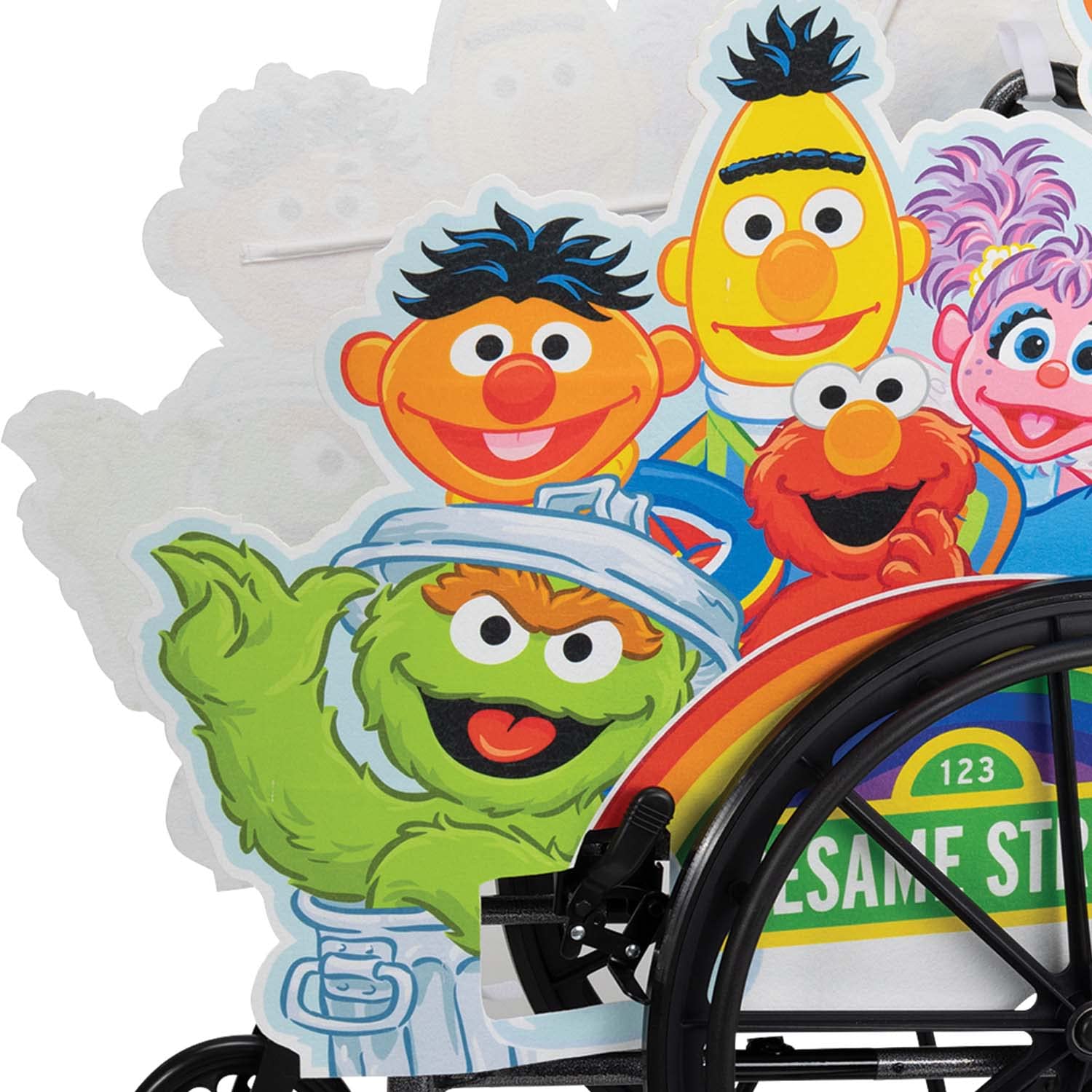 Disguise Sesame Street Adaptive Wheelchair Cover Costume Accessory, Official Sesame Street Rolling Costume for Wheelchair