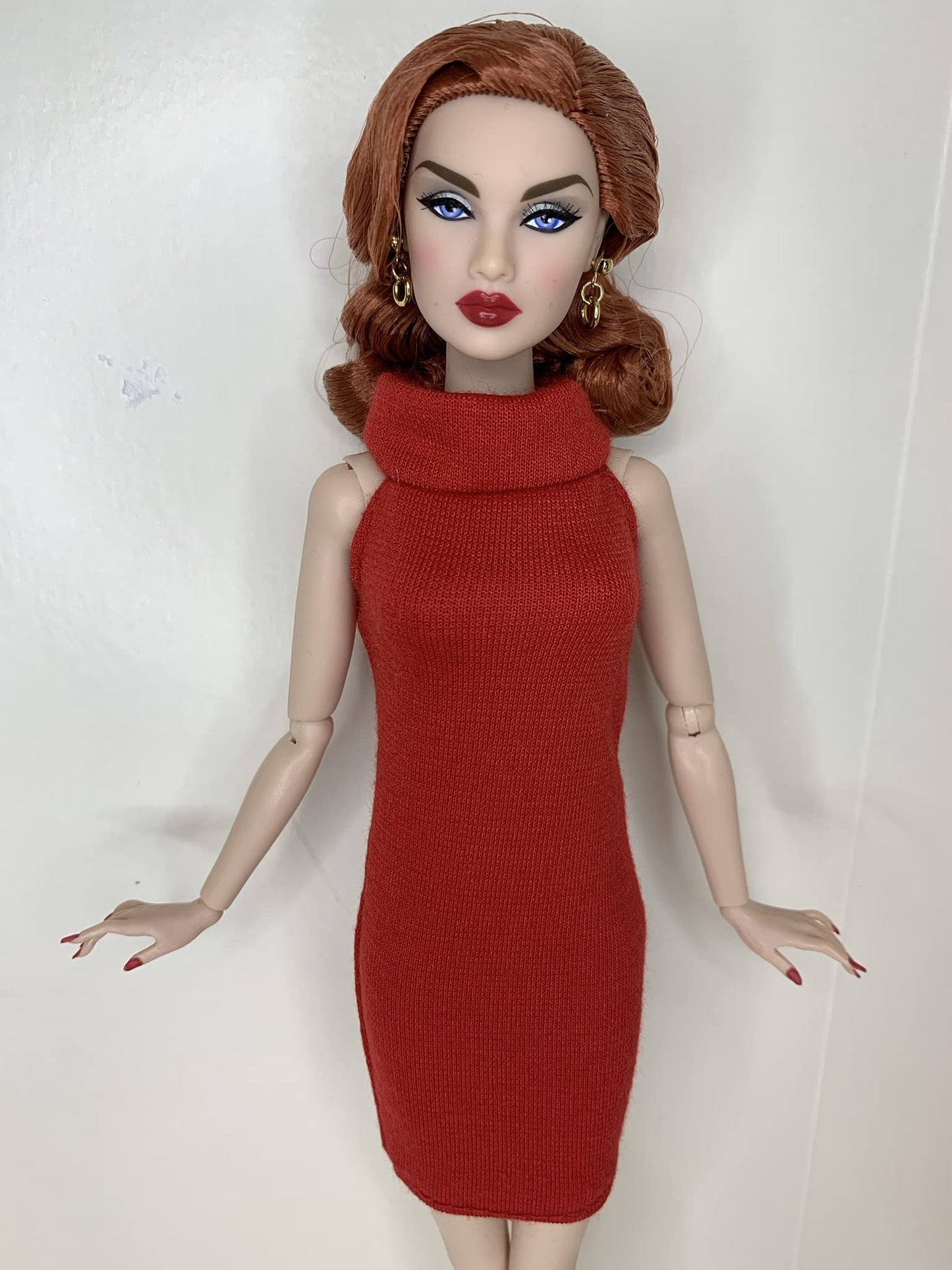Eledoll Clothes Deluxe Fashion Pack for 11.5 inch Doll Busy Week Boss Lady I Black Jacket Jumpsuit Red Dress Red Purse