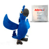 Adenzai Rio Blu Plush Toy - Soft Blue Macaw Stuffed Animal Parrot Plush, Cute Rio Movie Blu Bird Character Plushie Gift for Kids and Fans