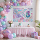 Mermaid birthday decorations Mermaid 5th Happy Birthday Backdrop Banner for Girls Party Under The Sea Birthday Party Decorations 5th birthday mermaid