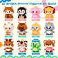 IBLOTIME Party Favors Micro Animal Building Sets Easter 12 Pack Punch Box Surprise Mini Builds Goodie Bag Stuffers Gift Christmas Birthday Ages 14+
