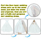 BJDBUS Wedding Set White Dress Bridal Veil and Groom Formal Suit Outfit for Boys Girl 11.5 in. Doll Clothes