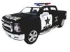 KiNSMART 2014 Chevrolet Silverado LTZ Crew Cab 4x4 1:46 Scale 5 Inch Diecast Metal Model Pick-up Interceptor Truck Police K9 Unit