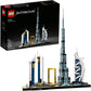 LEGO Architecture Skylines: Dubai 21052 Building Kit, Collectible Architecture Building Set for Adults (740 Pieces)