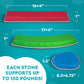 National Geographic Kids 12-Piece Balance Stepping Stones and Beams