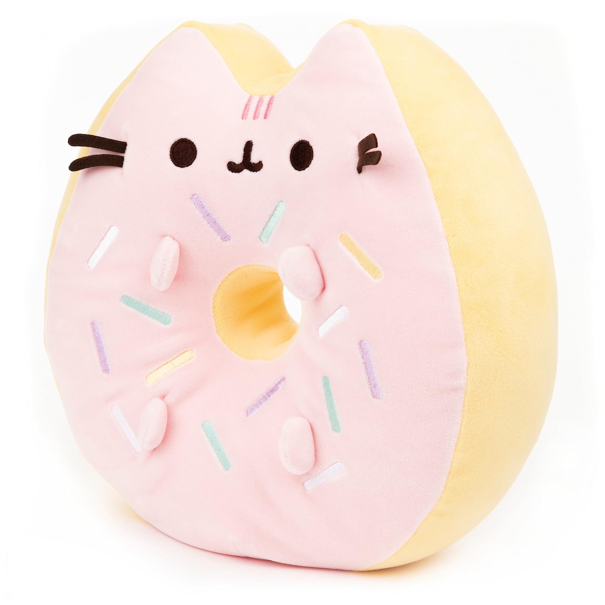GUND Pusheen Sprinkle Donut Squisheen 12-Inch Squishy Plush; Ages 8+