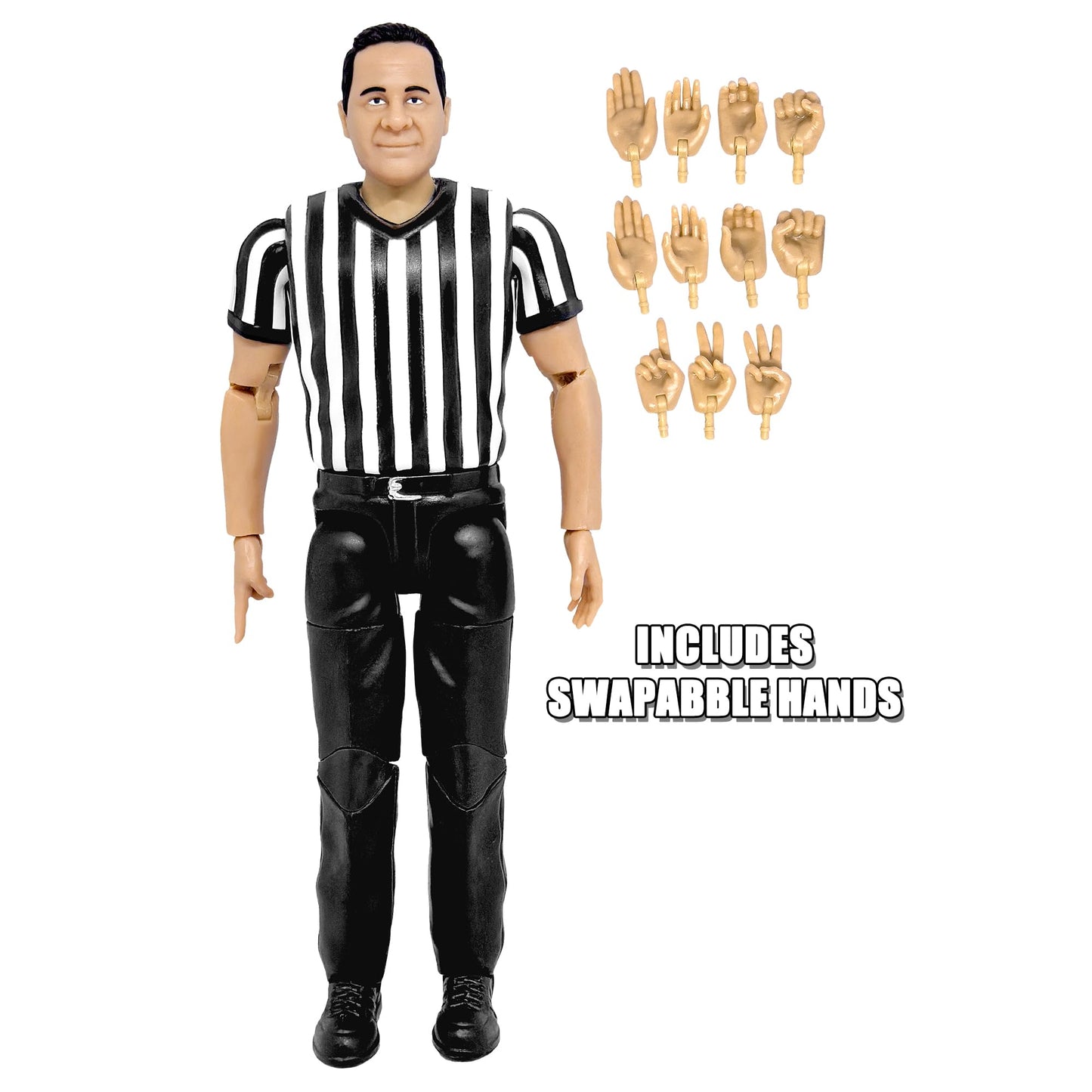 Ultimate Talking Wrestling Referee & Ring Announcer for Wrestling Figures