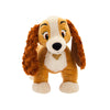 Disney Store Official Lady Medium Soft Toy for Kids, Cuddly Plushy with Fuzzy Texture, Embroidered Details, Collar and Dog tag - Disney Lady