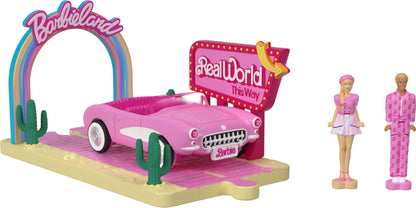 Barbie Mini Barbie Land The Movie Vehicle Collection, Includes 2 1.5-inch Dolls & Vehicles Inspired by The Film
