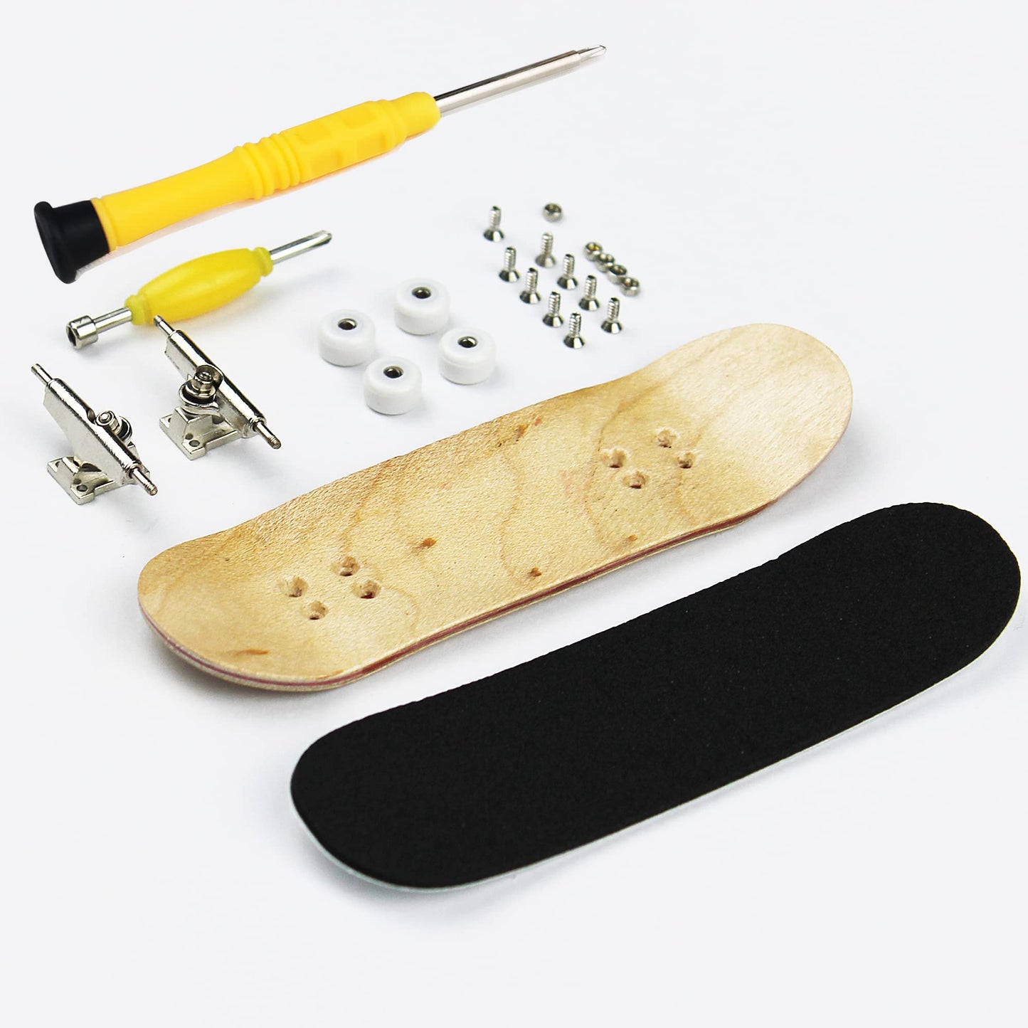 WDTMEEZU Wood Finger Skateboard Professional Fingerboards Wheels with Bearings Mini Fingerboard