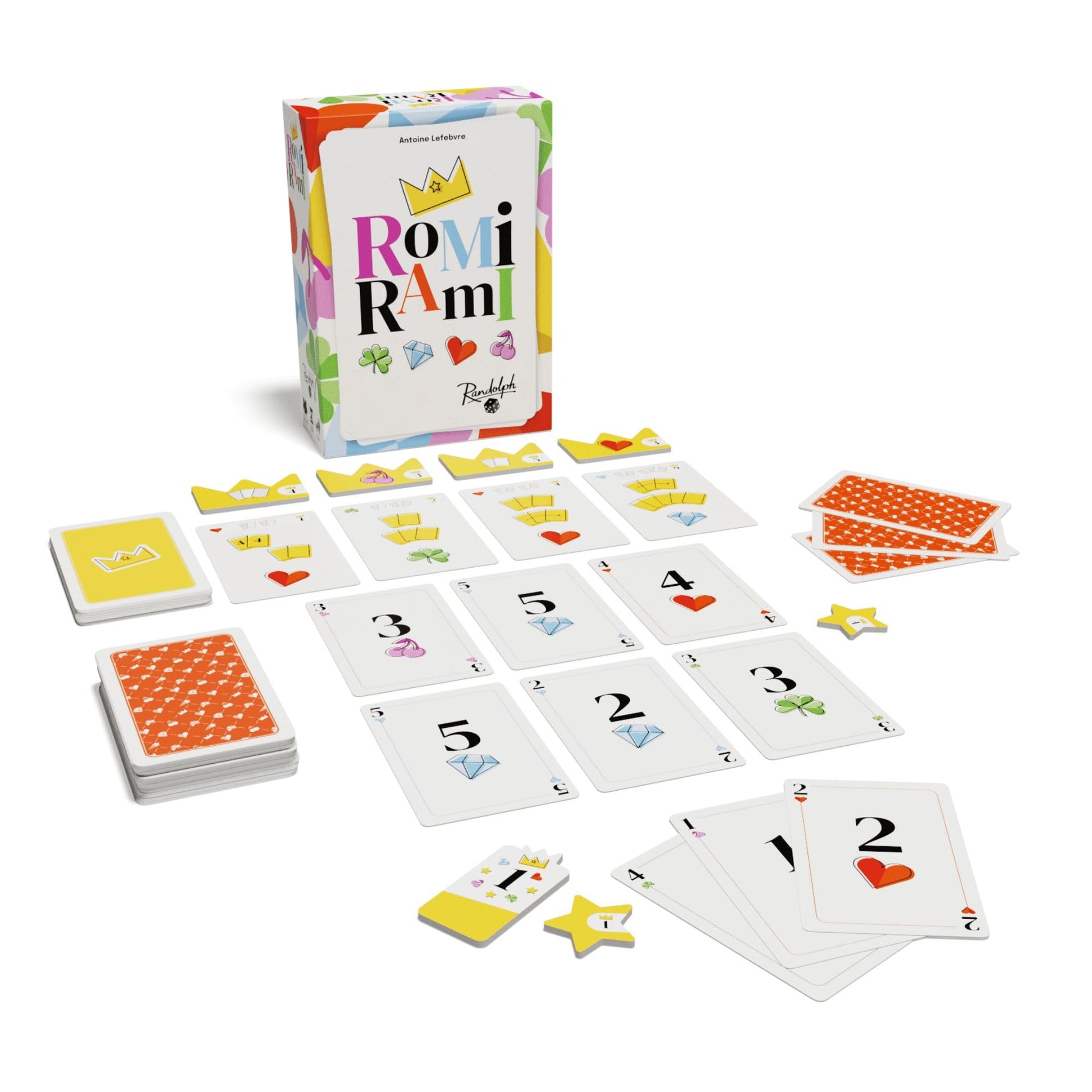Randolph Romi Rami | Rummy Inspired Card Game for Kids, Teens, & Adults | Modern Twist on The Popular Tabletop Classic | Great for Family Game Night |
