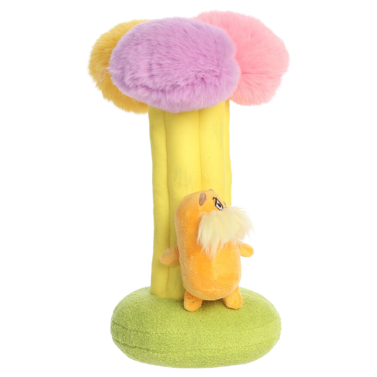 Aurora Dr. Seuss 10.5" Lorax Climbing Truffula Tree Whimsical Plush