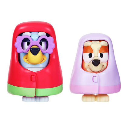 Bluey - Grannies Bingo 2.5" Figures - 2 Pack, Multicolor, 13041