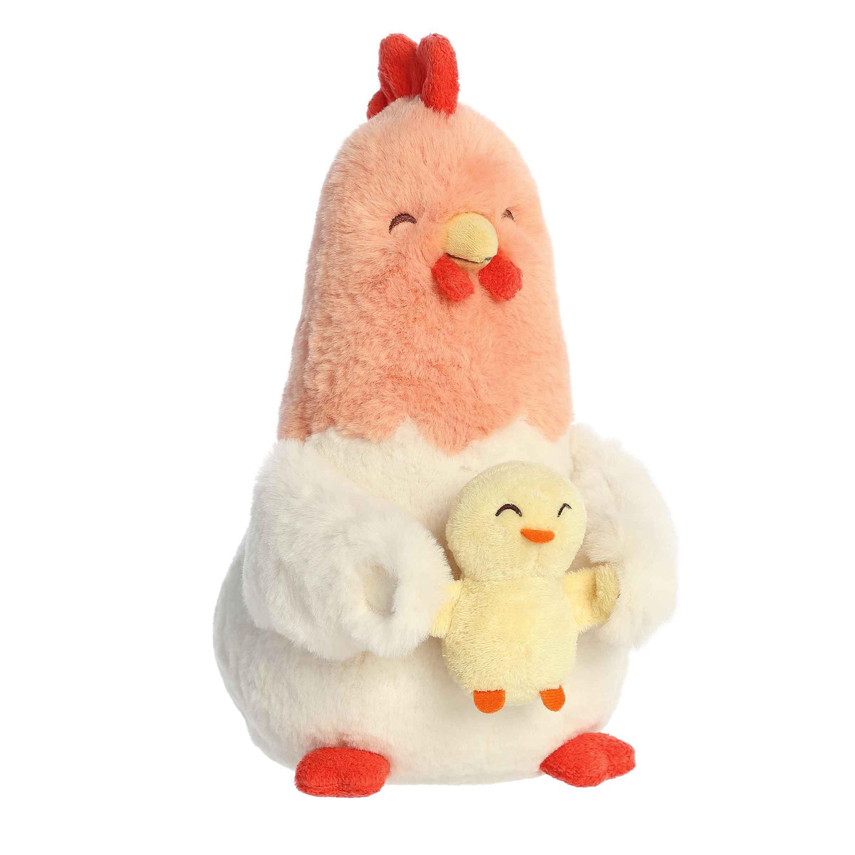 Ebba Snuggawugs 11" Cluck Chicken & Cheepy Chick Baby Stuffed Animal