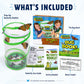Nature Bound Butterfly Growing Kit - Live Caterpillar to Butterfly Project for Kids - Includes Voucher for Caterpillars, Green Pop-Up Enclosure,