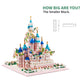 Kadablk Architecture Castle with Flower Series Micro Blocks Building Sets for Adults and Teens, 4000+ PCS Bricks Building Blocks - Upgrade Version