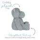 Hippo - Microwavable & Weighted Plush Stuffed Animal - Heated Plushie for Warmth - Cute, Soft, Cozy Toy for Adults & Children (Boys, Girls