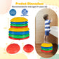 HONEY JOY Stepping Stones for Kids, Non-Slip Turtle Jumping Balance Stone, Obstacle Courses Coordination Game, Motor Skills, Indoor Outdoor Stackable