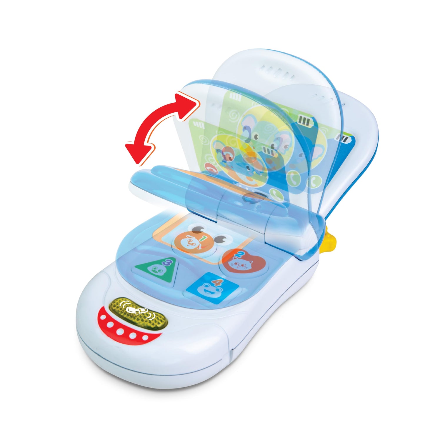 Winfun Baby Light 'n Sounds 3-Piece Set - Interactive Cell Phone, Keys & Remote with Lights, Sounds & Mirror - Sensory & Motor Skill Development Toy