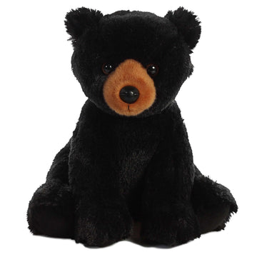 Aurora® Cuddly Black Bear Stuffed Animal - Cozy Comfort - Endless Snuggles - Black 14 Inches