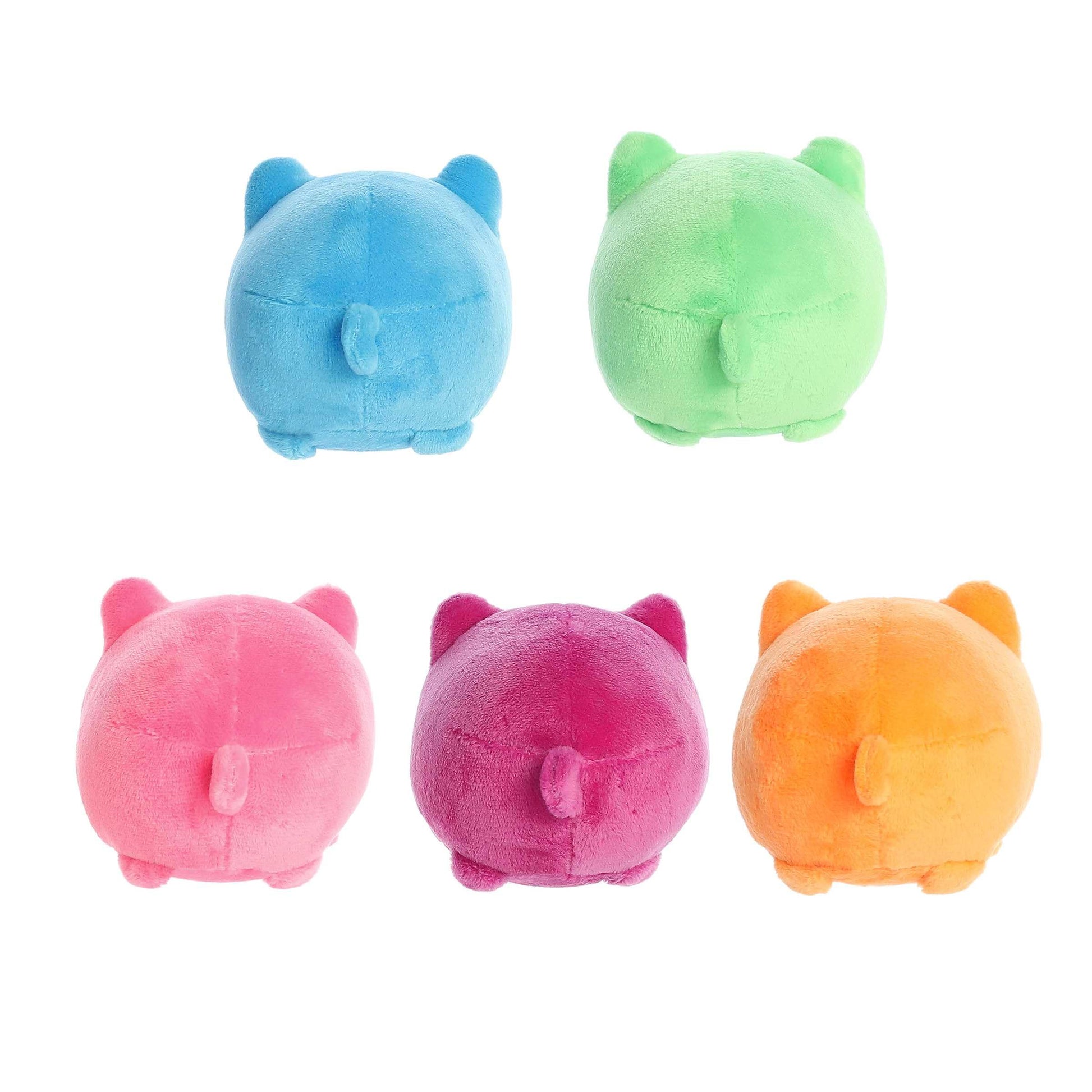 Aurora® Enchanting Tasty Peach® Meowchi Surprise Plush Stuffed Animal - Bright & Colorful Design - Showpiece Plush - Multicolor 3.5 Inches - Blind Box