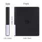 Snekdy Top loader Binder, 9 Pockets Top Loader?Holds 360 Top Loaders cards, Card binder with Sleeves for card in 3 x 4 inches color smooth Zipper PU