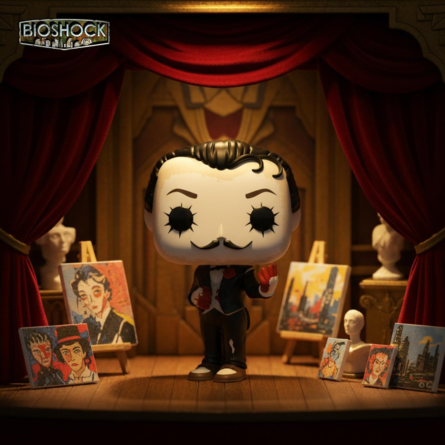 Funko Pop! Games: Bioshock - Sander Cohen - Collectable Vinyl Figure - Gift Idea - Official Merchandise - Toys for Kids & Adults - Video Game Fans