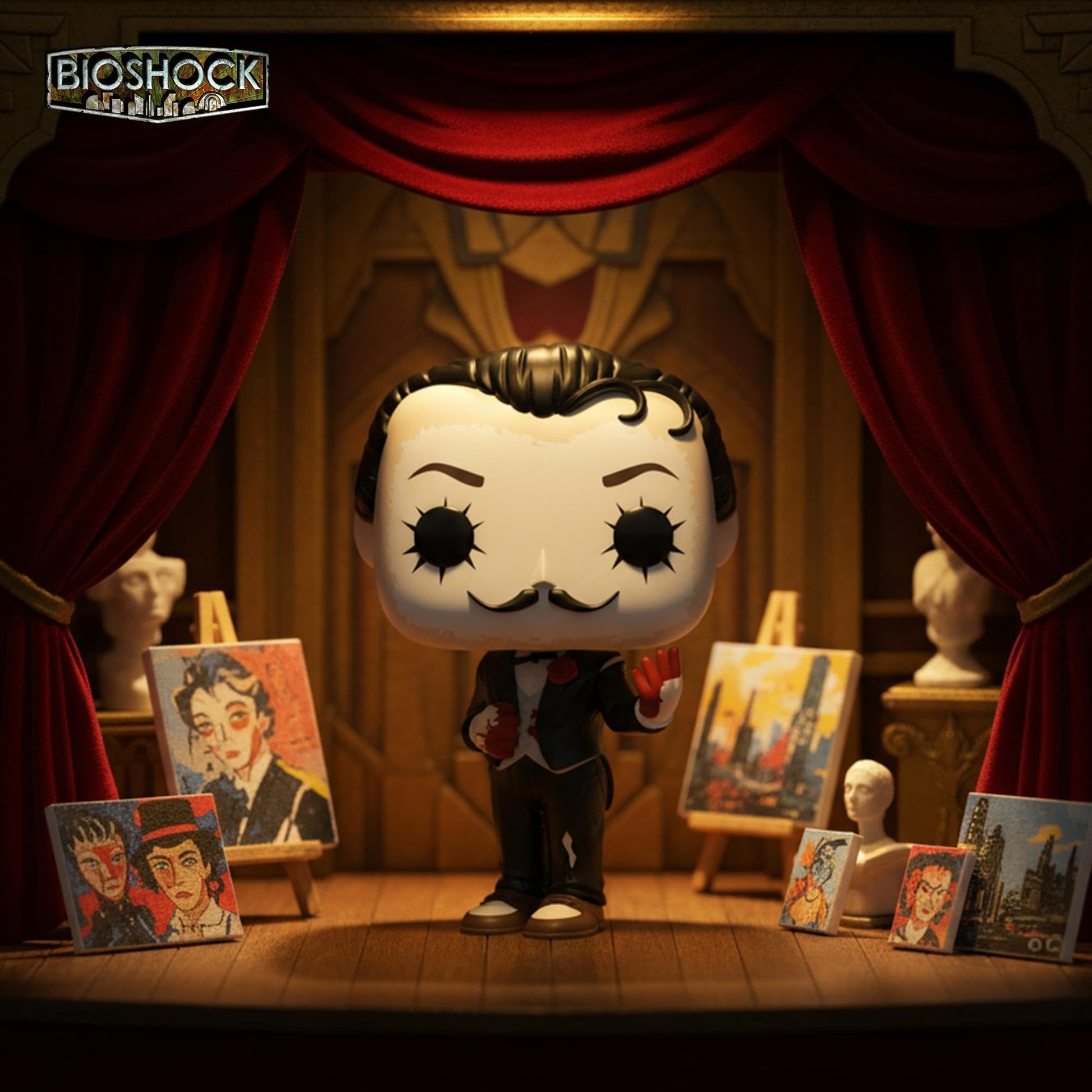 Funko Pop! Games: Bioshock - Sander Cohen - Collectable Vinyl Figure - Gift Idea - Official Merchandise - Toys for Kids & Adults - Video Game Fans