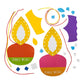 Diwali Wishes Lacing Craft Kit - Makes 12