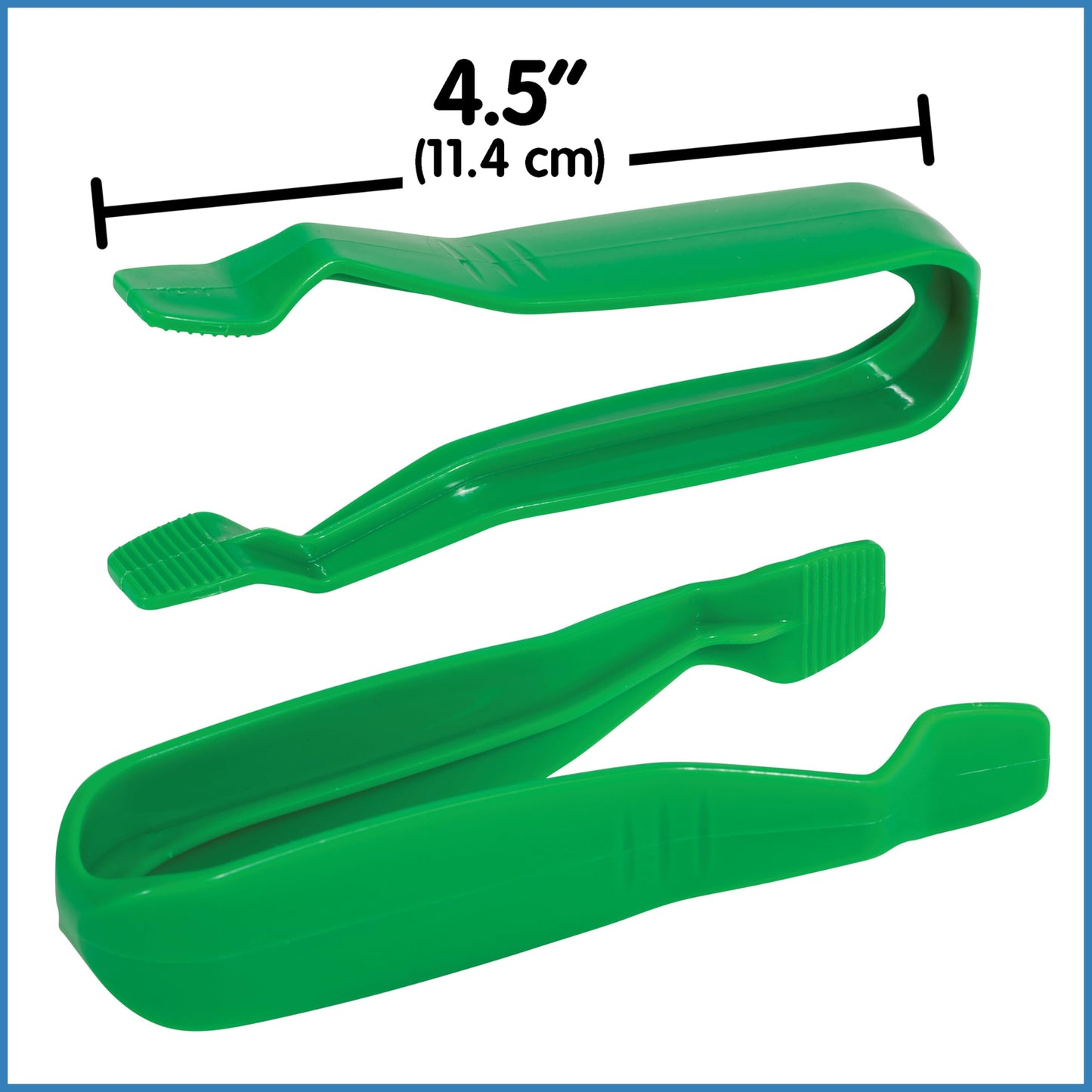 edxeducation Jumbo Tweezers, Set of 12, 6 Colors