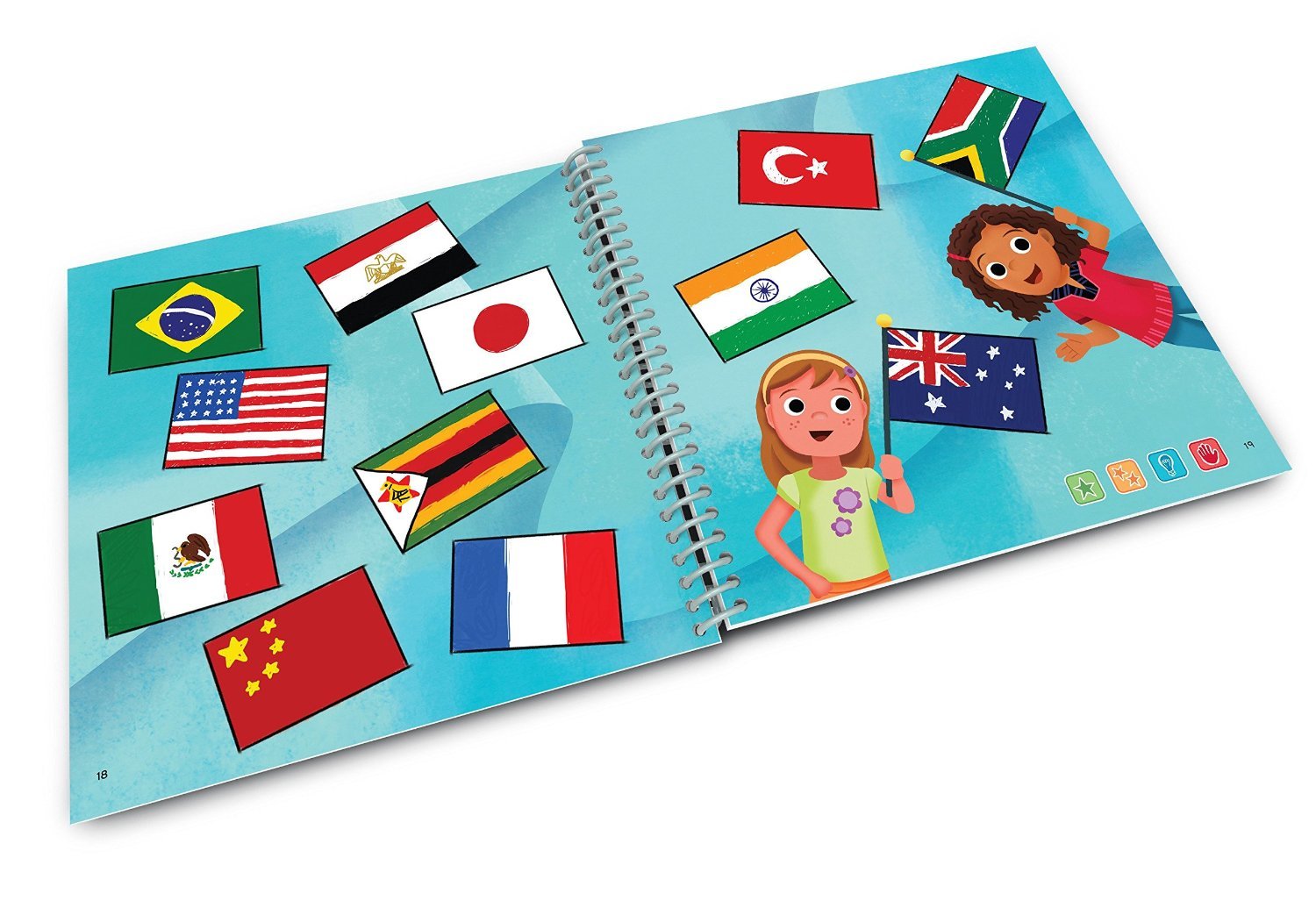 LeapFrog LeapStart Kindergarten Activity Book: Kids' World Atlas and Global Awareness