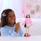 Barbie Cutie Reveal Doll & Accessories, Cuddly Series Lamb with 10 Surprises Including Color Change & Mini Pet