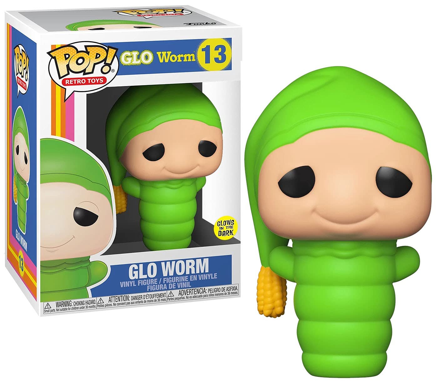 Funko Pop! Retro Toys: Hasbro - Glo Worm (Glow in the Dark)