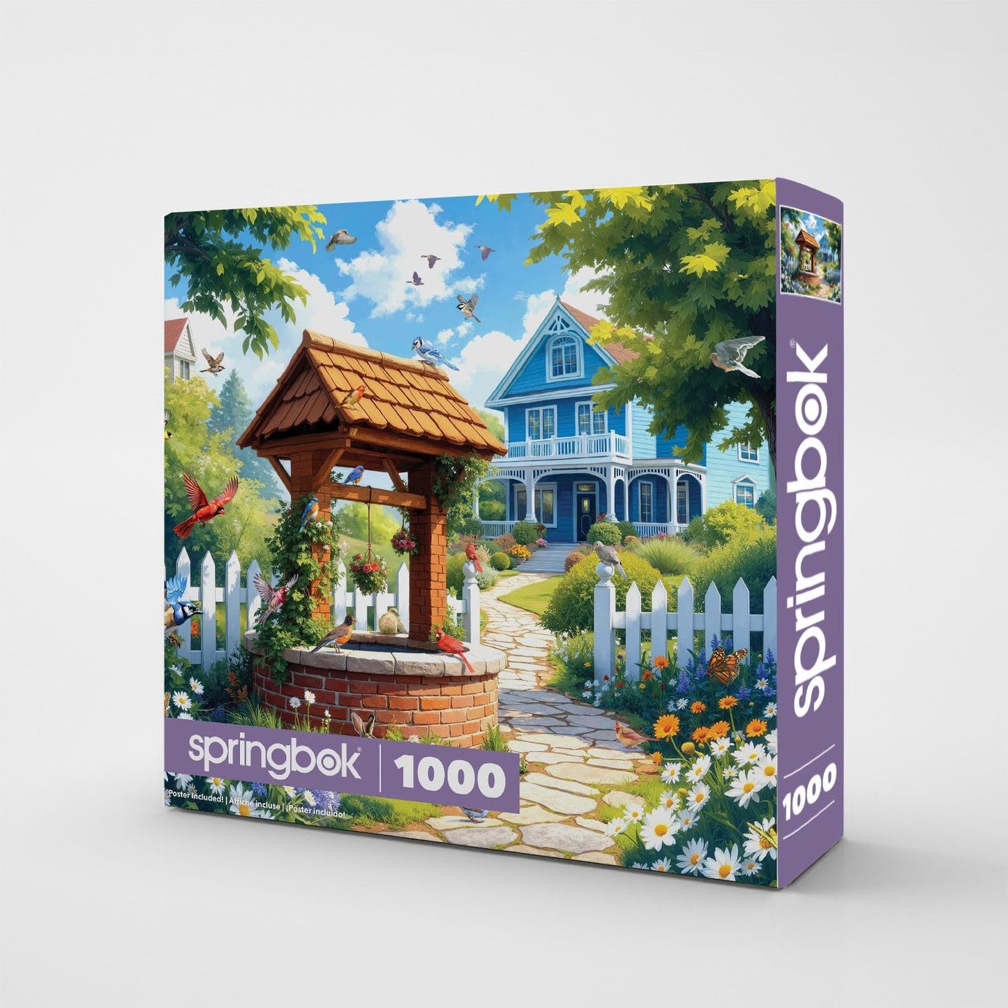 Springbok Wishing Well Garden 1000 Piece Jigsaw Puzzle for Adults
