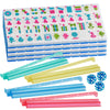YINIUREN American Mahjong Sets with Pushers 166 Mahjong Tile Set 1.2 inch Blue American Mahjong Set