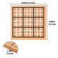 Wooden Sudoku Puzzle Game with Storage Drawer, Board Game for Adults, 9x9 Logic Puzzle for Brain Training, Travel, Family Night, Desk Games (Wooden