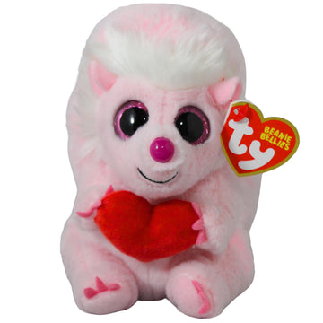 Ty Beanie Bellies Cheesecake The Pink Valentine Hedgehog - 6"