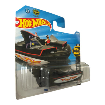 Hot Wheels 1966 Bat Boat [Black] Batman 3/5, 107/250, 1:64 Scale Diecast Toy Vehicle