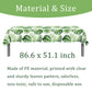 2Pcs Hawaiian Luau Party Decorations Palm Leaves Table Covers - Summer Jungle Baby Shower First Birthday Party Decor Supplies Favors Aloha Tropical