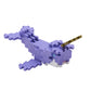 PLUS PLUS Narwhal - 3D Puzzle Building Block Set Tube, Mini Interlocking Pieces - Fun Stem Toys for Kids