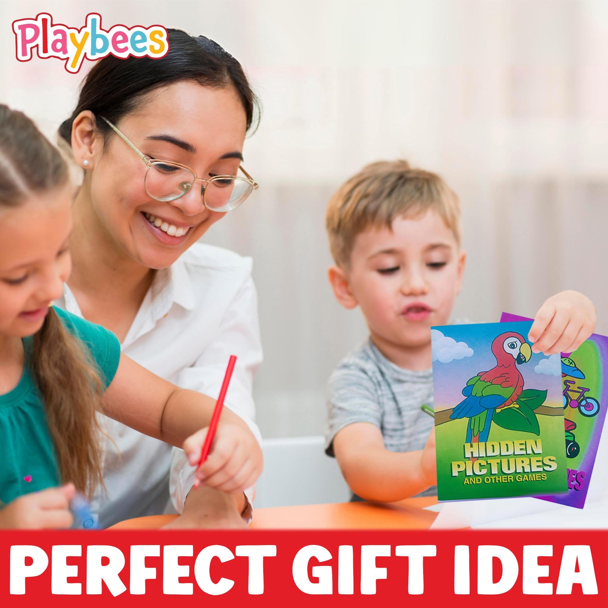 Playbees Mini Game Books for Kids - 24 Pack - Assorted Educational Brain Games Booklets - Spark Learning and Entertainment Perfect for On The Go Fun