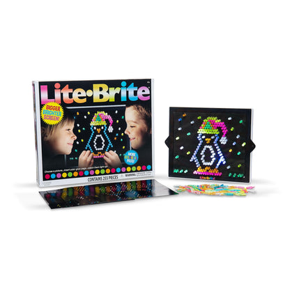 Lite Brite Ultimate Value Retro Toy, 12 Seasonal Templates, Peg Pouch, Amazon Exclusive, Light up Creative Activity Toy, Educational Stem, Gift