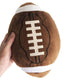 CHORONMO Football Plush Pillow Fluffy Durable Football Pillows Stuffed Football Throw Pillow Soft Sports Ball Interactive Football Creative Room Decor