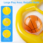 Inflatable Pool Float, Giant Floating Pool Game Set with 10 Balls & Sandbag Anchors, Swimming Pool Games for Kids Adults Pool Party, Beach, Backyard