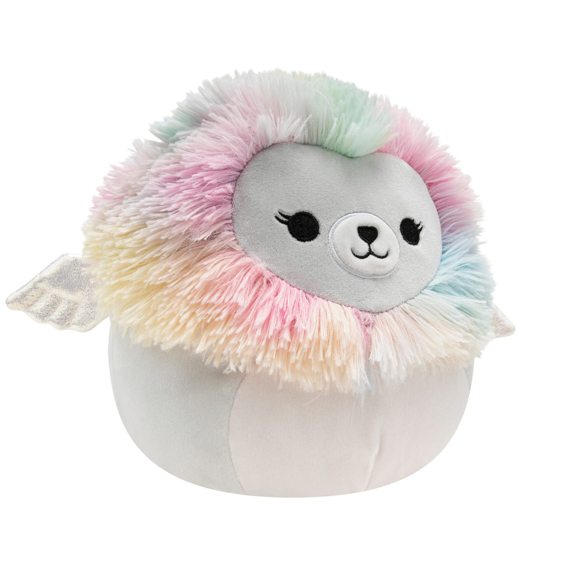 Squishmallows 8-Inch Leonari Rainbow Lion Jazwares Plush